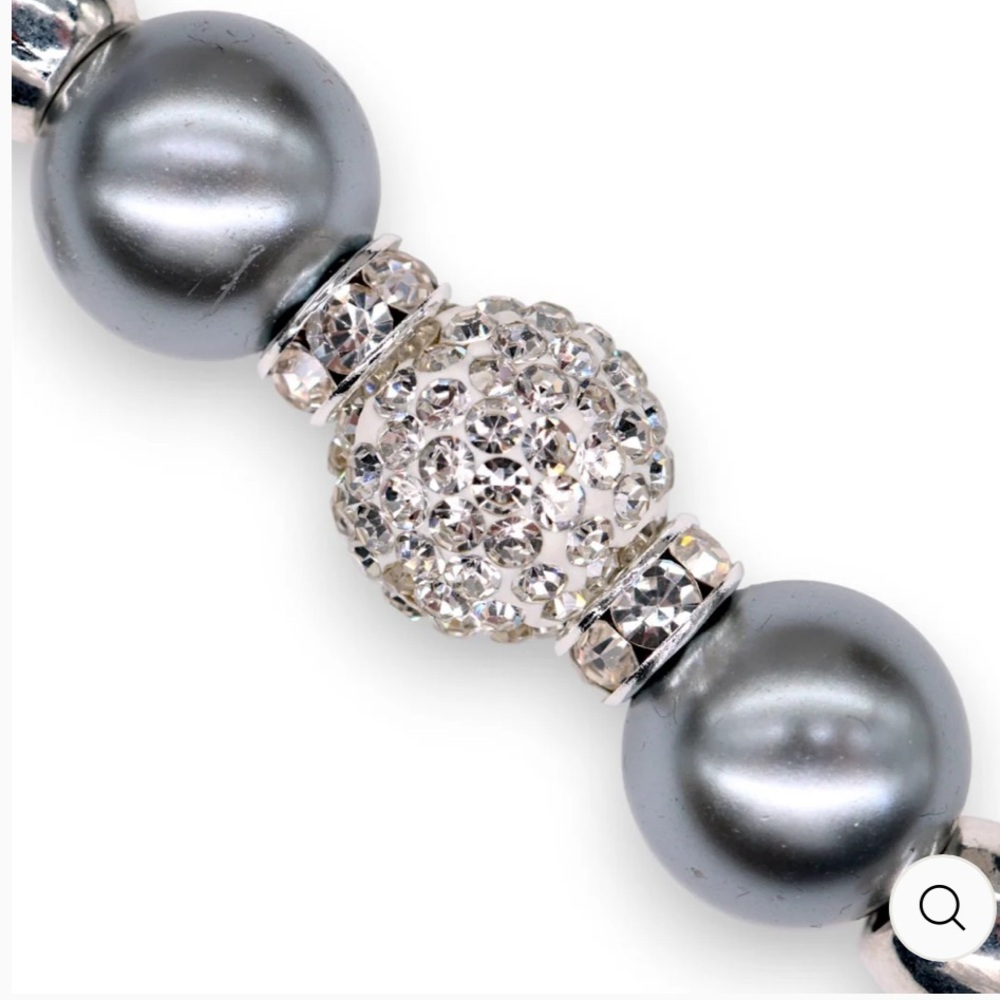 NWT LD Key finder Elegant shining Star Beaded Keychain - Picture 2 of 8